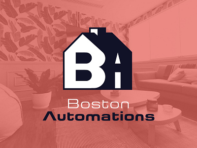 Boston Automations Logo automation boston brand branding home home automation house logo massachusetts rhode island technology vacation home