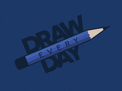 Draw Every Day bay state design shop bsds design challenge new years resolution novecento thunderdome typography