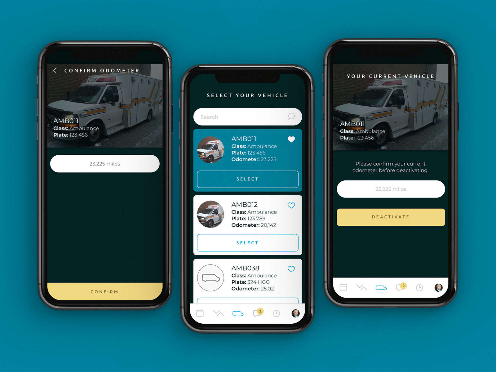 Polaris Mobility Driver App Vehicle Selection by Adam Cutler on Dribbble