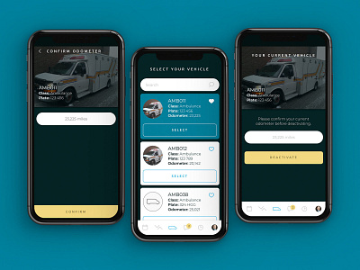 Polaris Mobility Driver App Vehicle Selection