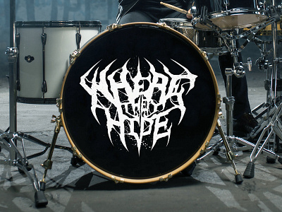 Where They Hide Logo band logo death metal drum drums grindcore heavy metal music typography