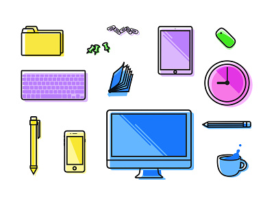 Workspace icons colorful free icons sketch file source file workspace