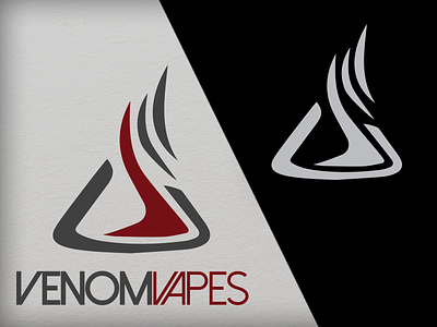 VenomVapes branding illustration logo print vape vapor