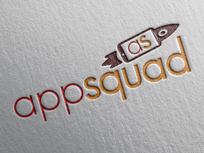 AppSquad V1 app design icon logo orange red