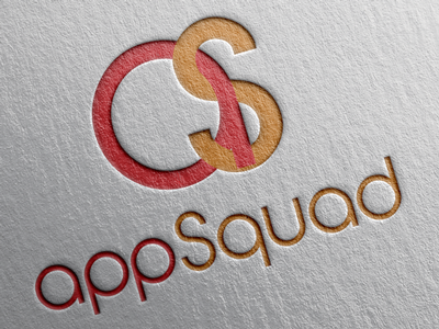 AppSquad V3 app design icon logo orange red