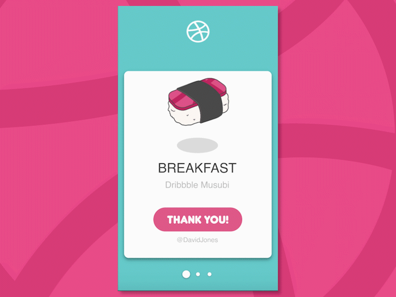 Dribbble Grindz cocktail dribbble drink food hawaii invite onboarding sushi thank you thanks tiki