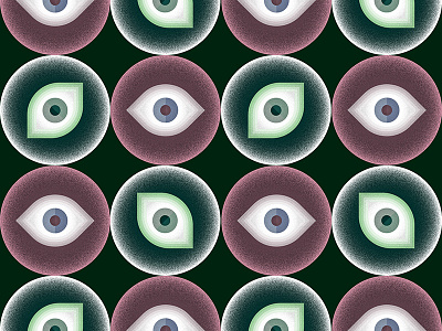 Eyeeeseeeyou experimental eye eyeballs grain illo pattern texture wip