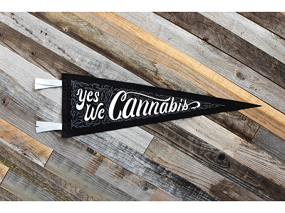 Yes We Cannabis Pennant