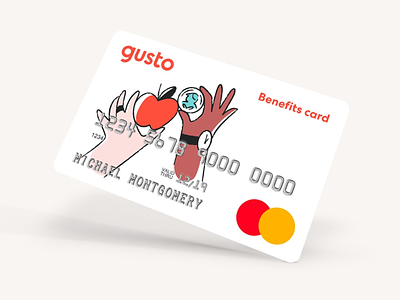 Gusto Benefits card