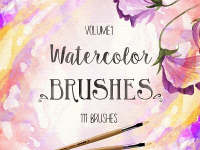 Watercolor Brushes Set 