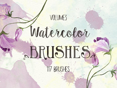 117 Watercolor Brushes