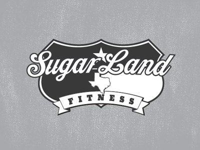 Sugarland Fitness logo retro