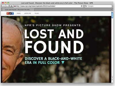 Lost and Found audio documentary interactive jplayer popcorn.js responsive