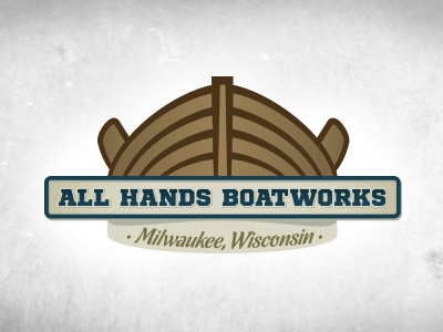 All Hands Boatworks boat deckhand handcrafted hands nonprofit people program sign wood youth