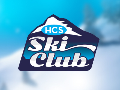 Ski Club logo club ice logo mountain ski snow snowboard team winter