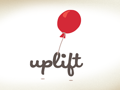 Uplift balloon encourage float fly fun logo teamwork uplift whimsical