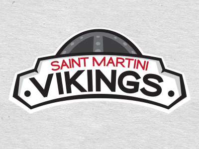 St Martini Vikings elementary logo mascot school sports team vikings