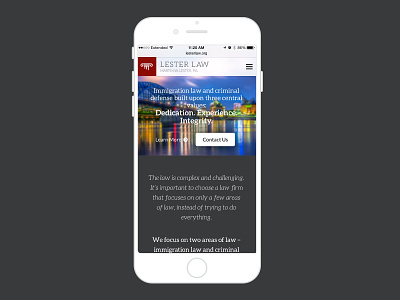 Lester Law Responsive law mobile responsive