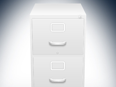 Filing Cabinet design illustration photoshop