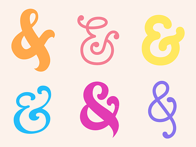 More Ampersands ampersands lettering typography