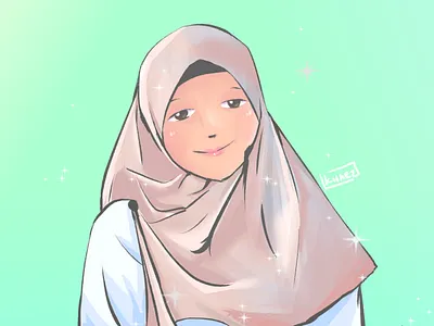 AYANG - MUSLIMAH GIRL ANIME anime anime girl anime halal anime style animeart character halal ill illustration