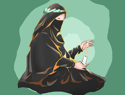 ANIME NIQAB anime anime girl anime halal anime style animeart arabian candle character gambar halal illustration indonesia muslim muslimah
