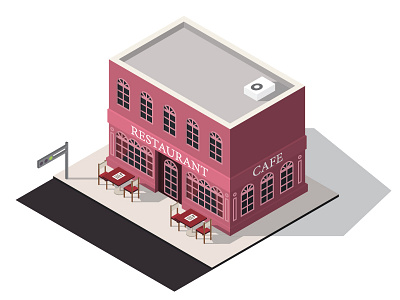 Isometric Restaurant