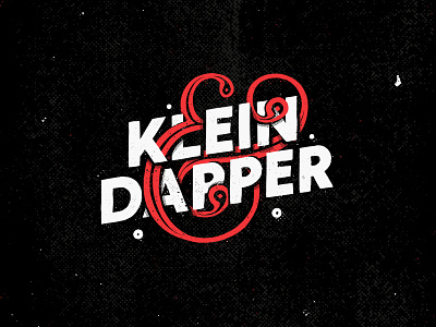 Klein & Dapper collection font illustration lettering logo texture type typography