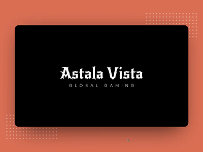 Astala Vista Global Gaming adobexd animation auto animate cards design fortnite game design game website gaming landing page loader logo pubg scroll animation slider trending typogaphy uiux web xd animation