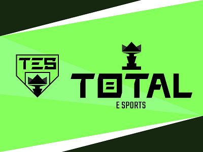 Total E Sports crown cup customtype design e sports logo logo design shield total tournament