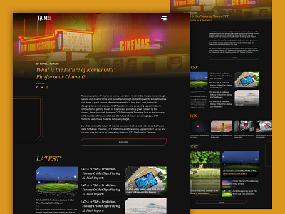 Web Articles Concept