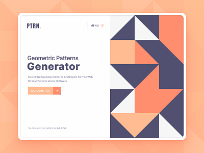 Geometric Pattern background button color colourful design illustration minimal pattern pattern art patterns seamless shapes typo typography ui ux vector web