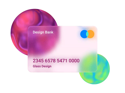3D Glass Card 3d animation branding bright colors card card design colors design glass effect glassmorphism gradient graphic design gredient illustration logo motion motion graphics spline typography vector