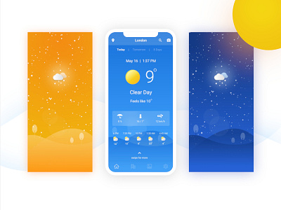 Weather App by Yudiz Solutions Ltd on Dribbble