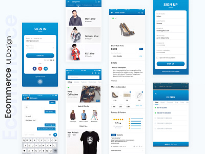 E-commerce UI design app design e commerce online shopping typography ui uidesign ux