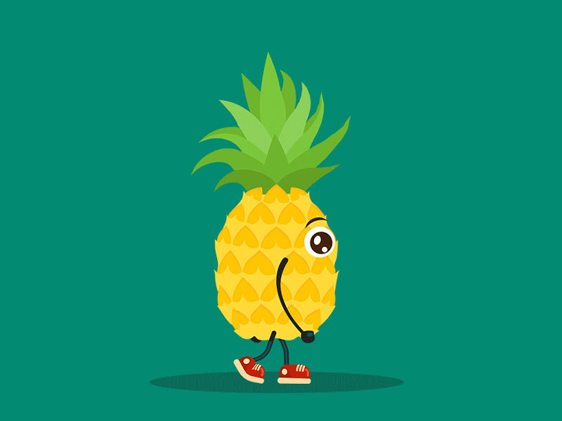 Pineapple pineapple pineapple animation pineapple duddle pineapple illustration pineapple vector