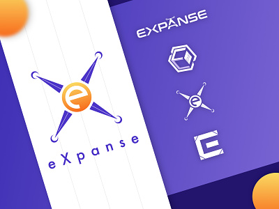 Expanse Logo branding drone drone logo expanse flat gradient gradient design gradient icon logo logo design