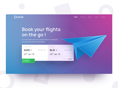 Header Exploration burple design flight flight booking fly gradient header illustration ui vector web website