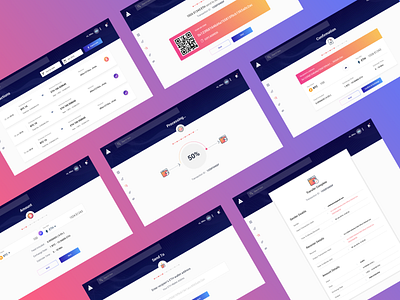 Crypto Exchange Process crypto currency design exchange gradient history list ui process steps table transaction ui web webapps