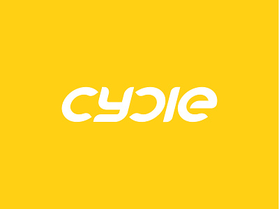 🚴🏻‍♀️ branding cycle design futuristic identity logo mark vector yellow