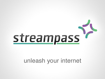 Streampass Logo corporate logo stream unleash