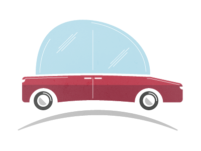 Car car illustration retro texture vector