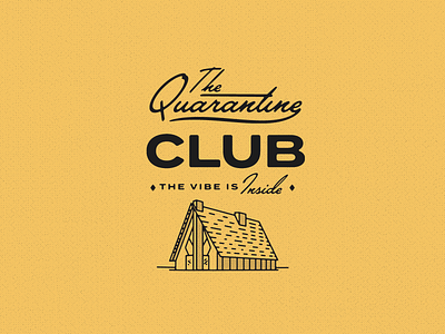 Join the club... brand branding design illustration illustrator isolation logo logotype mark quarantine script type typogaphy vector