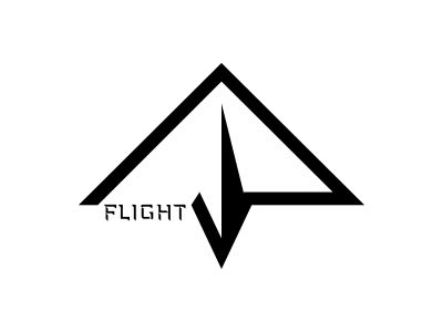 Flight brand flight icon identity logo mark plane