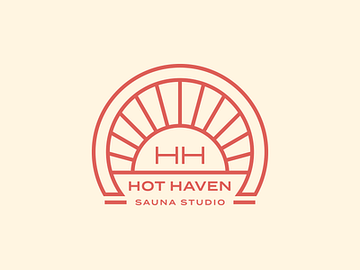 Hot Haven branding illustration logo mark