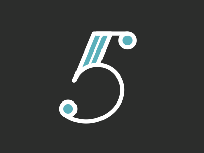 5 5 lettering number type