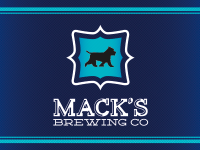 Mack's Brewing carton deming label lost type rum rum label typography