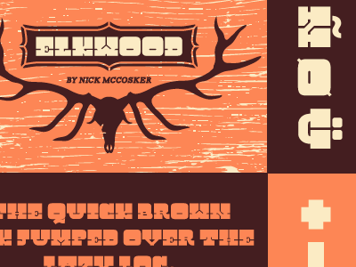 Elkwood Specimen Poster