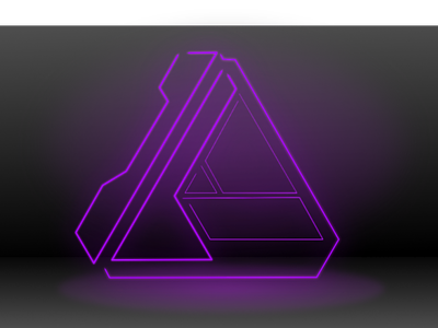 Affinity Designer Purple Neon Logo