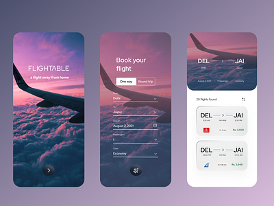 Flight booking app 3d app branding design graphic design logo typography ui ux
